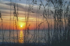 sunset on beach