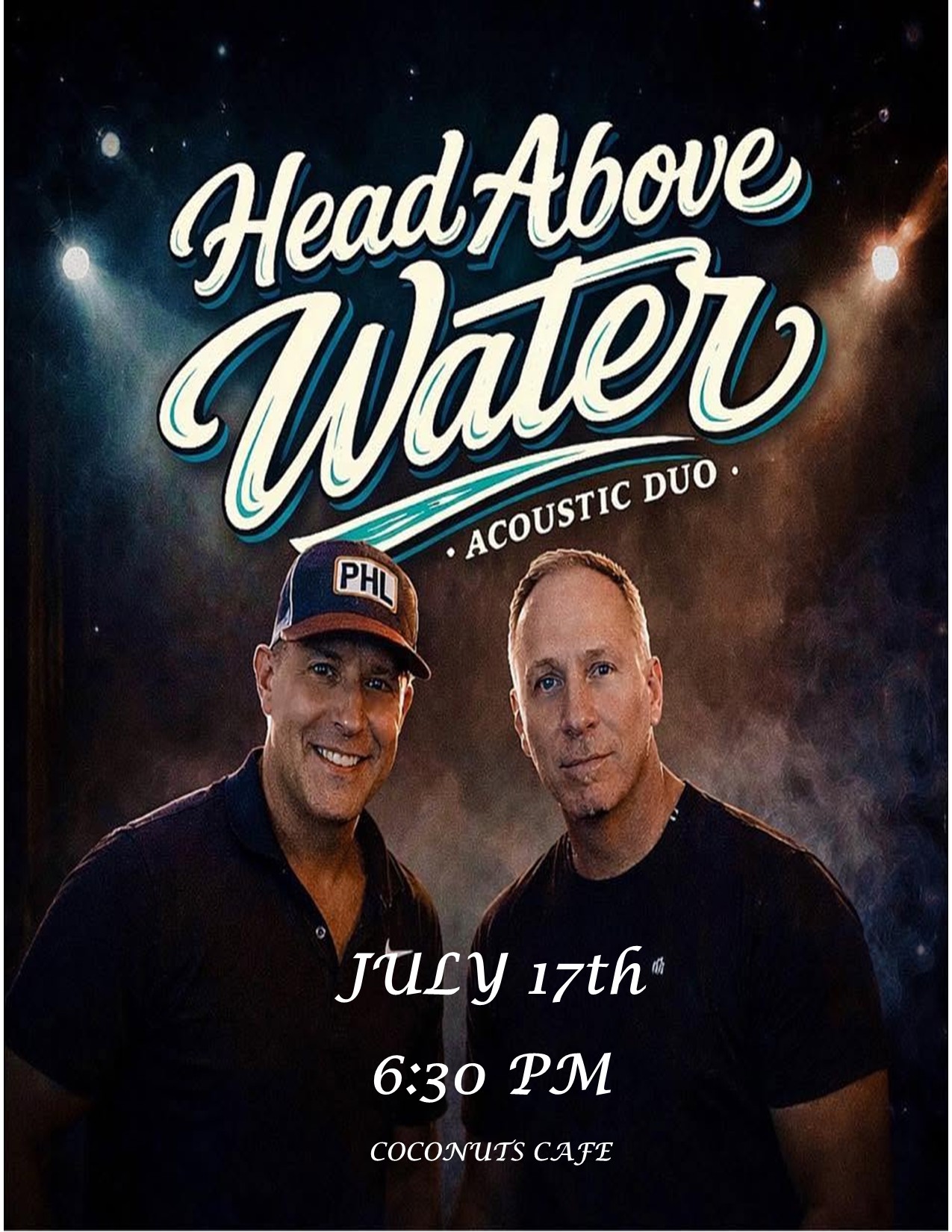 Head above water July 17, 2026 at 6:30 PM